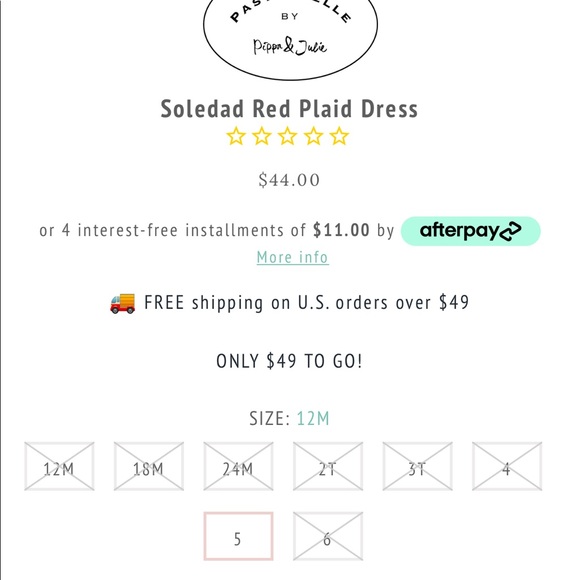 ❤️ 🖤 Pippa and Julie Christmas Dress EUC Tartan - Picture 3 of 3